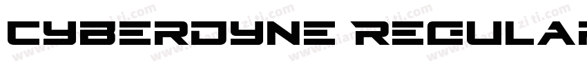 Cyberdyne Regular字体转换